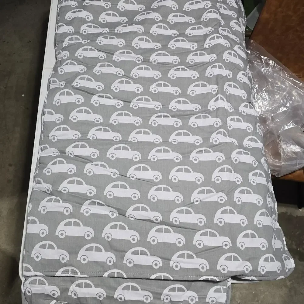 Wildkin brand kids' nap mat features a grey car pattern NWoT